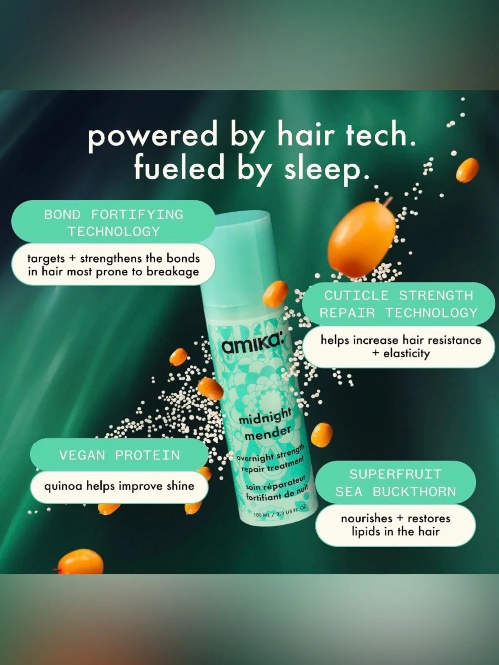 amika Midnight Mender‎ Overnight Repair Treatment Mask #UB5